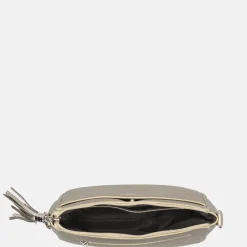 Crossbody Tassen^Flora & Co crossbody tas taupe metal
