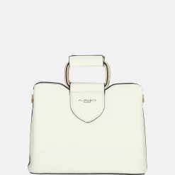 Handtassen^Flora & Co handtas S white