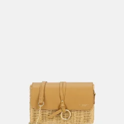 Crossbody Tassen^Flora & Co riet crossbody tas naturel/camel