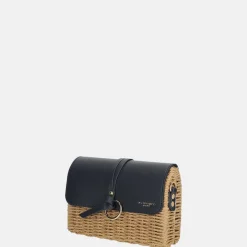 Crossbody Tassen^Flora & Co riet crossbody tas naturel/blue