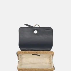 Crossbody Tassen^Flora & Co riet crossbody tas naturel/blue