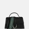 Crossbody Tassen^Flora & Co Saffiano crossbody tas black