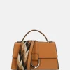 Crossbody Tassen^Flora & Co Saffiano crossbody tas camel