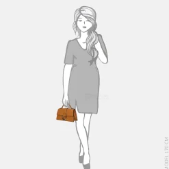 Crossbody Tassen^Flora & Co Saffiano crossbody tas camel