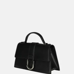 Crossbody Tassen^Flora & Co Saffiano crossbody tas black
