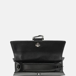 Crossbody Tassen^Flora & Co Saffiano crossbody tas black