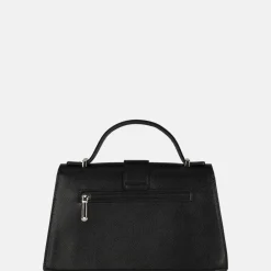 Crossbody Tassen^Flora & Co Saffiano crossbody tas black