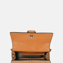 Crossbody Tassen^Flora & Co Saffiano crossbody tas camel