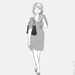 Schoudertassen^Flora & Co schoudertas fashionband navy