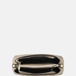 Schoudertassen^Flora & Co schoudertas fashionband beige