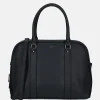 Schoolhandtassen | Dames Laptoptassen^Flora & Co shopper met laptopvak navy