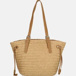 Shoppers^Flora & Co shopper studs nutural/camel