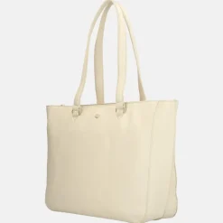 Dames Laptoptassen^FMME Caithy laptoptas 15 inch cream