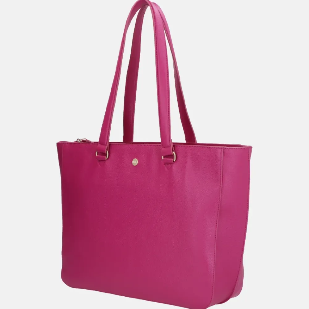 Dames Laptoptassen^FMME Simone laptoptas 15 inch fuchsia