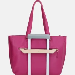 Dames Laptoptassen^FMME Simone laptoptas 15 inch fuchsia