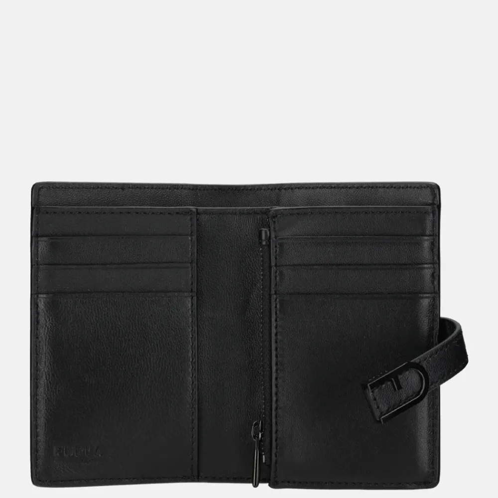 Dames Portemonnees^Furla Flow compact portemonnee S nero