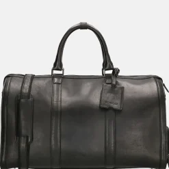 Weekendtassen | Reistassen Zonder Wielen^Genicci Charles weekendtas 55 cm zwart