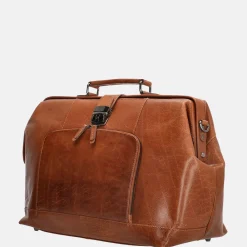 Heren Laptoptassen | Dames Laptoptassen^Genicci Donald dokterstas cognac