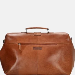 Heren Laptoptassen | Dames Laptoptassen^Genicci Donald dokterstas cognac