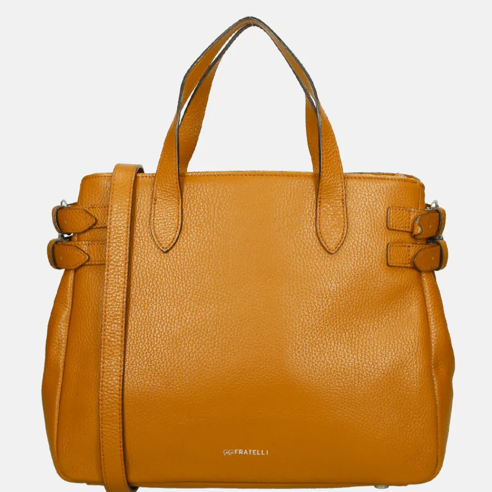 Handtassen^Gigi Fratelli handtas yellowgold