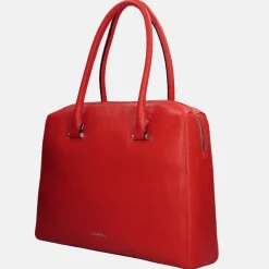Schoolhandtassen | Shoppers^Gigi Fratelli Romance Business shopper 13.3 inch red