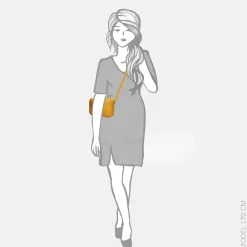Schoudertassen^Gigi Fratelli Romance crossbody tas yellow gold