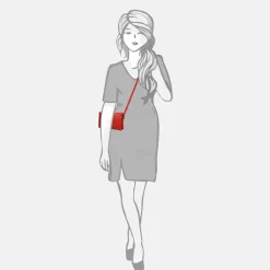 Crossbody Tassen^Gigi Fratelli Romance crossbody tas red
