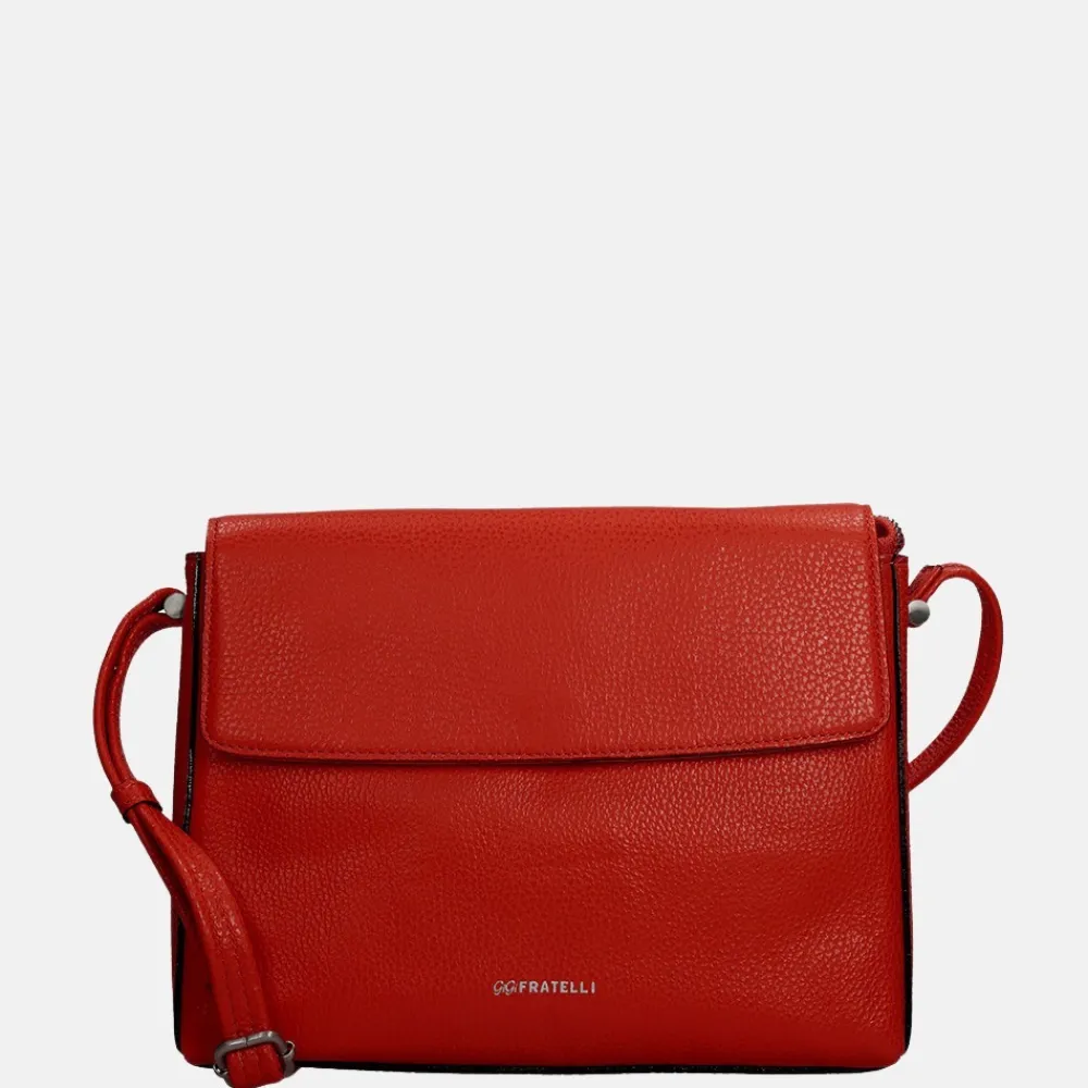 Schoudertassen^Gigi Fratelli Romance schoudertas red