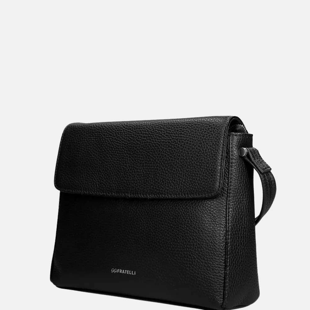 Schoudertassen^Gigi Fratelli Romance schoudertas black
