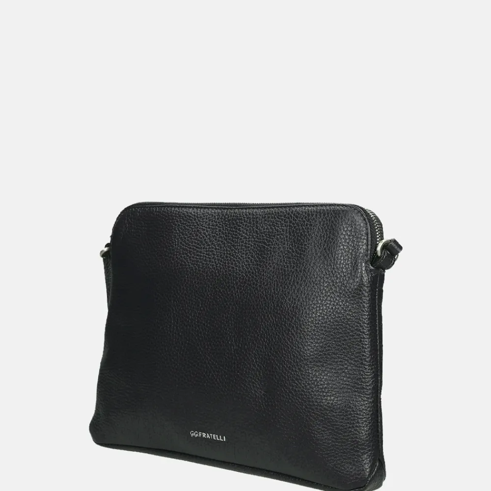 Schoudertassen^Gigi Fratelli Romance schoudertas black
