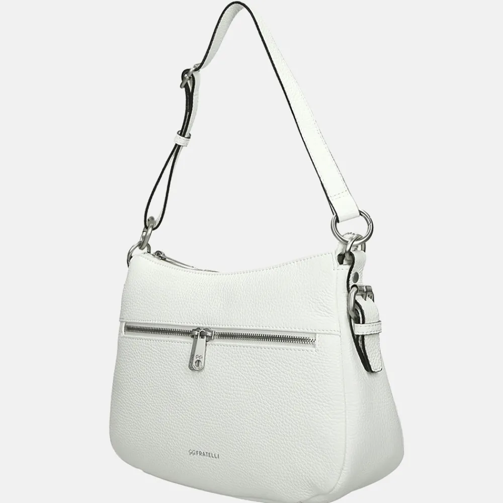Schoudertassen^Gigi Fratelli Romance schoudertas white