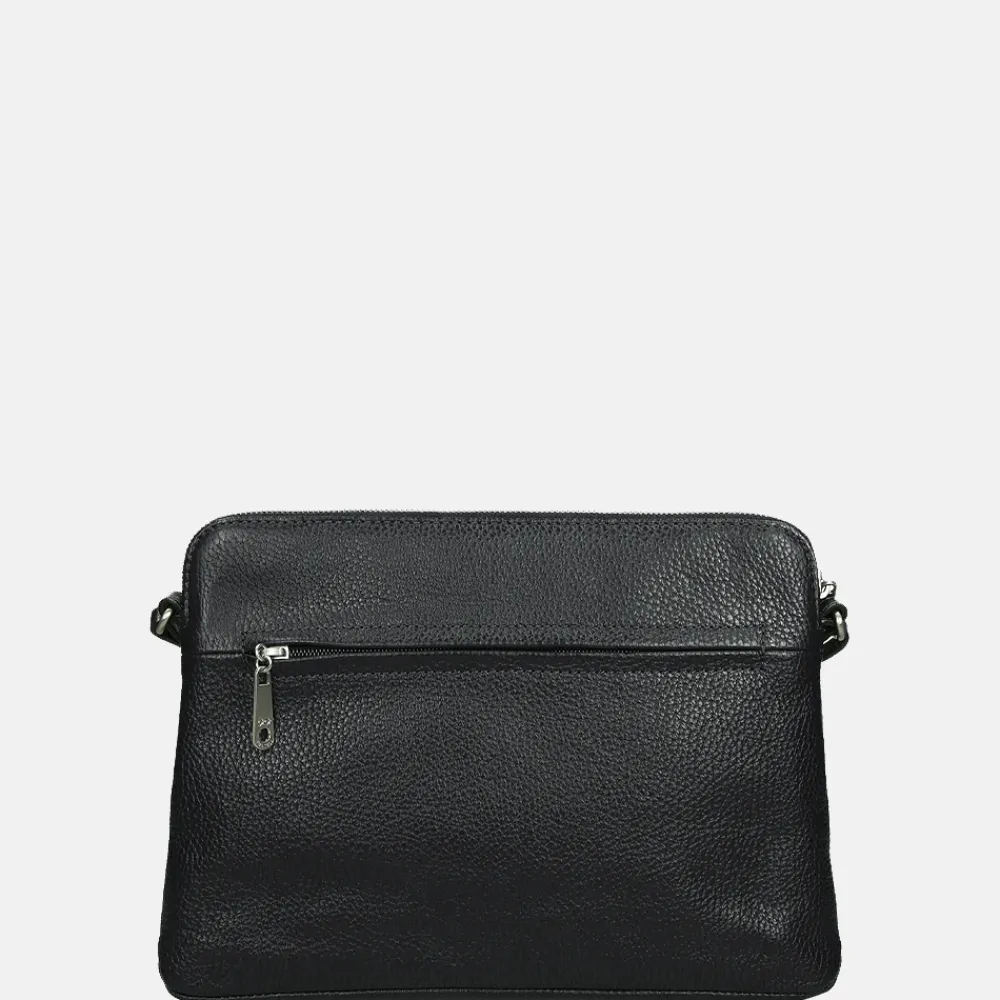 Schoudertassen^Gigi Fratelli Romance schoudertas black