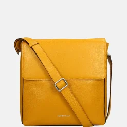 Schoudertassen^Gigi Fratelli schoudertas yellow gold