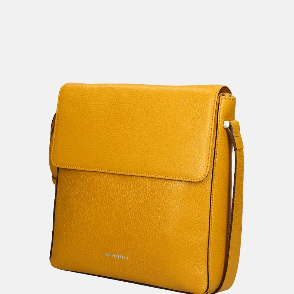 Schoudertassen^Gigi Fratelli schoudertas yellow gold