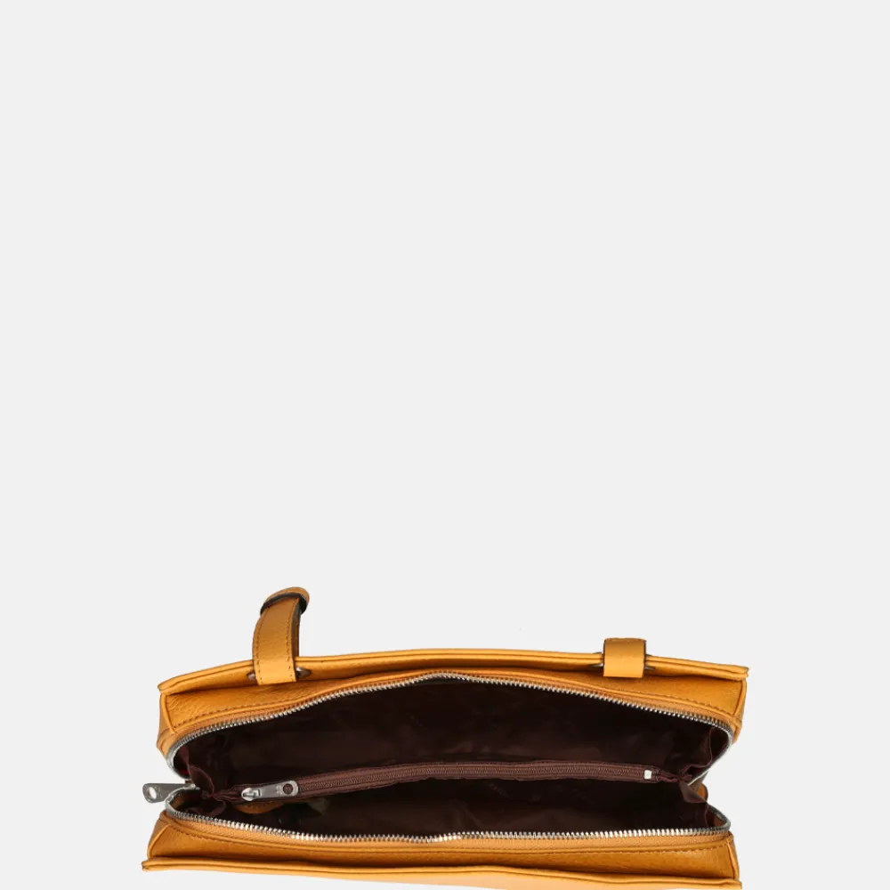 Schoudertassen^Gigi Fratelli schoudertas yellowgold