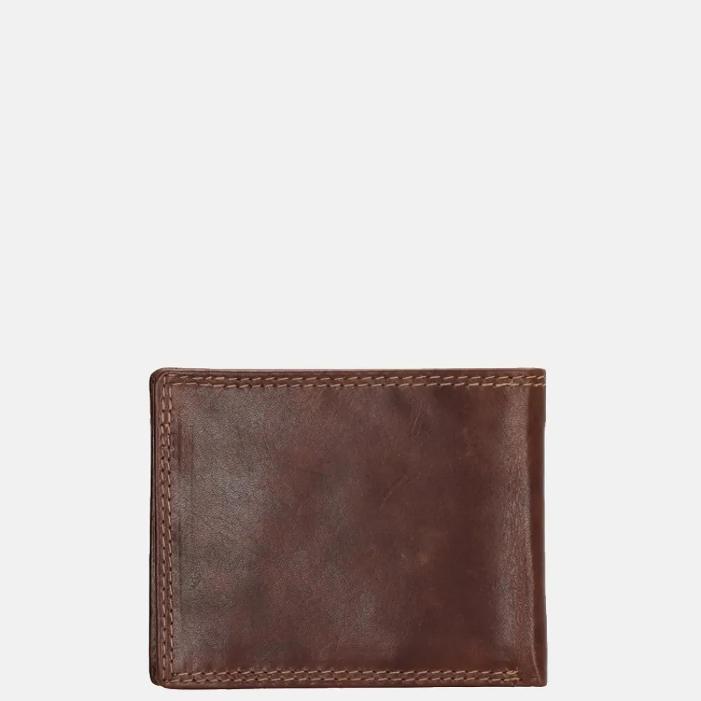 Heren Portemonnees | Gepersonaliseerde Portemonnees^Gio Gini billfold portemonnee S brown