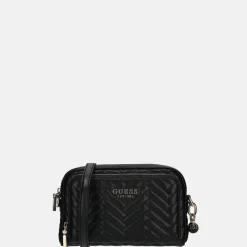 Crossbody Tassen^Guess Anning camera crossbody tas black