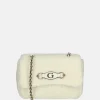 Schoudertassen^Guess Aslia schoudertas teddy white