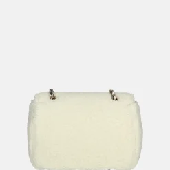 Schoudertassen^Guess Aslia schoudertas teddy white
