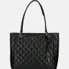 Shoppers^Guess Bessey noel tote shopper black