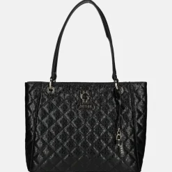 Shoppers^Guess Bessey noel tote shopper black