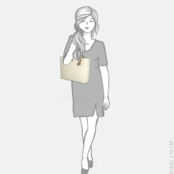 Shoppers^Guess Betula shopper taupe