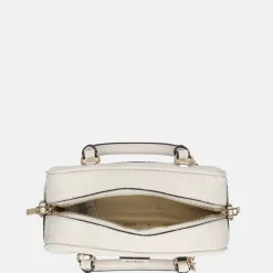 Handtassen^Guess Cresidia Bowling handtas offwhite