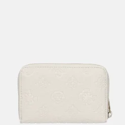 Dames Portemonnees^Guess Cresidia portemonnee M offwhite