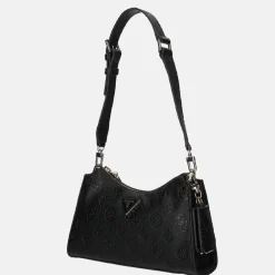 Schoudertassen^Guess Cresidia schoudertas black