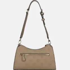 Schoudertassen^Guess Cresidia schoudertas dark taupe