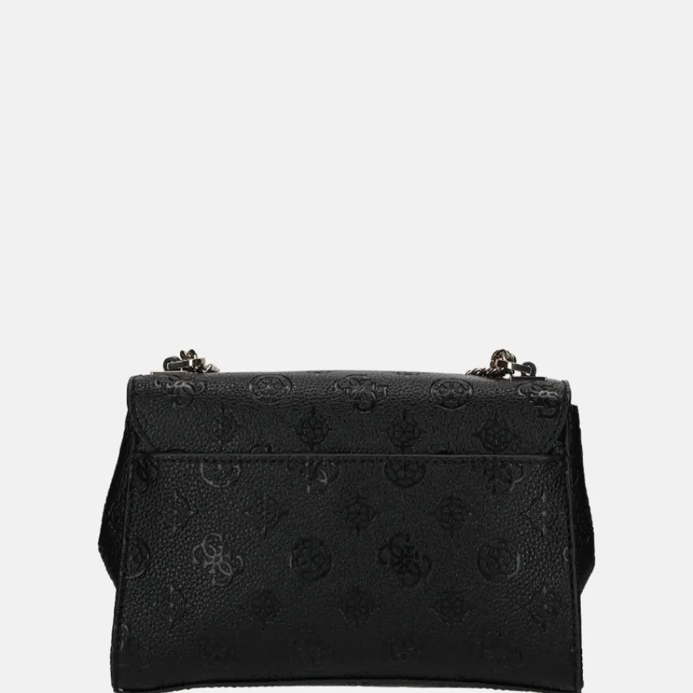 Schoudertassen^Guess Cresidia schoudertas black