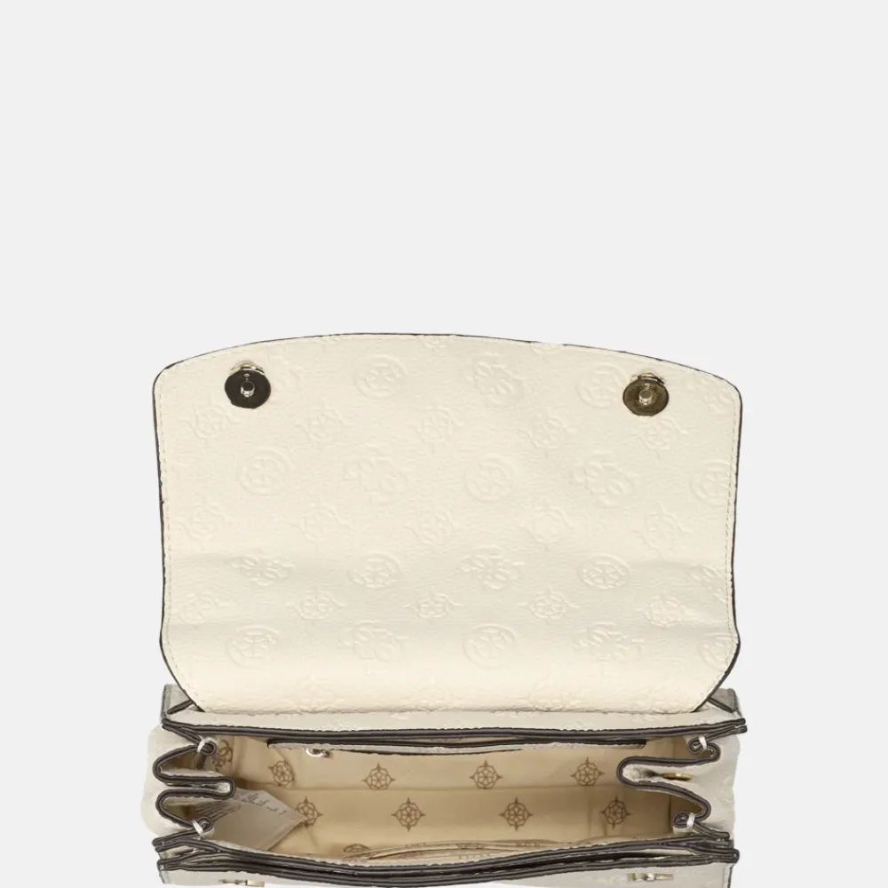 Schoudertassen^Guess Cresidia schoudertas bone
