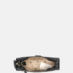 Schoudertassen^Guess Cresidia schoudertas black