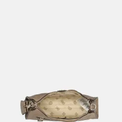 Schoudertassen^Guess Cresidia schoudertas dark taupe